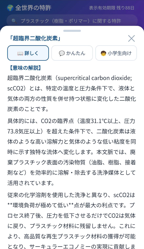 特許：詳しい解説の例